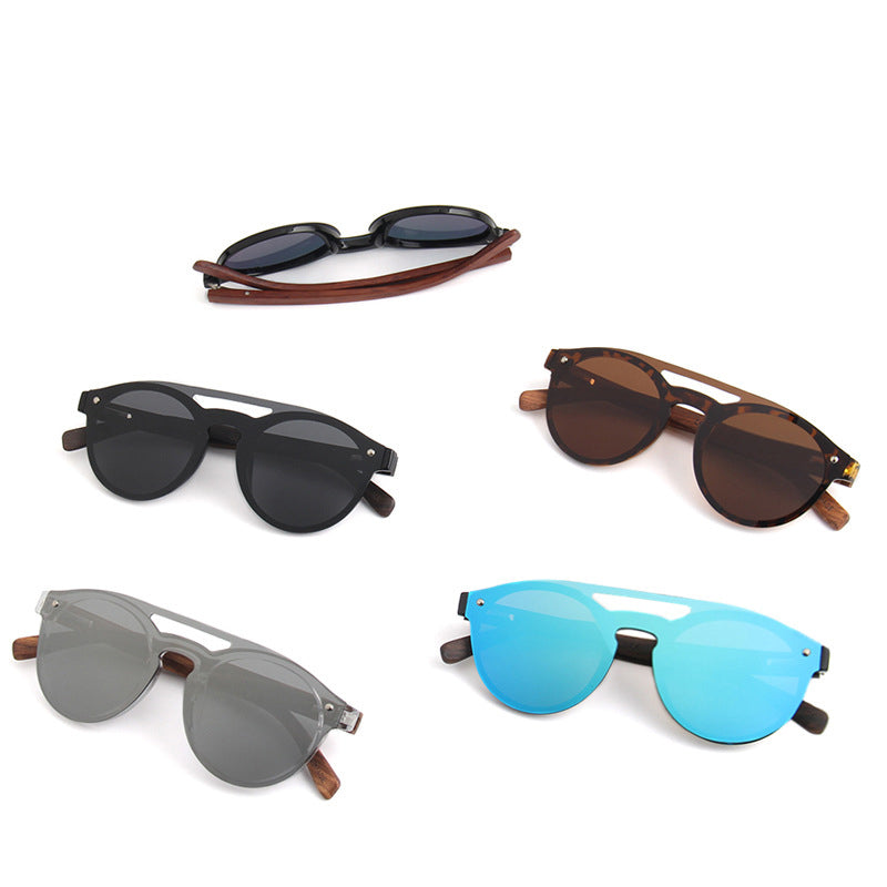 Oversized Circle Bridge Polarized Sunglasses for Men Women Driving Sports Surfing Sun Shades