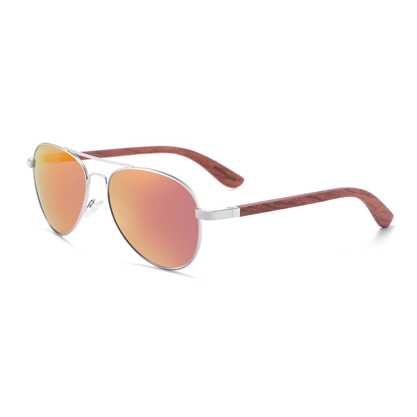 Real Wood Polarized Sunglasses Aviator