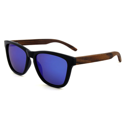 Mens Womens Firm Wood Temple Sunglasses Polarized Driving Eyewear