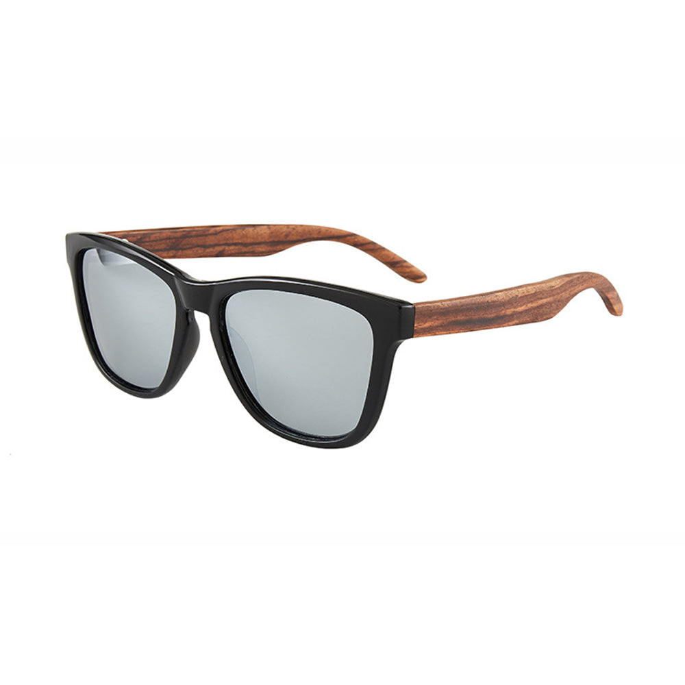 Mens Womens Firm Wood Temple Sunglasses Polarized Driving Eyewear