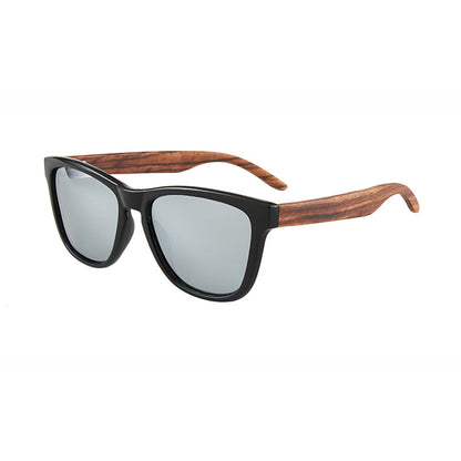 Mens Womens Firm Wood Temple Sunglasses Polarized Driving Eyewear