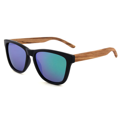 Mens Womens Firm Wood Temple Sunglasses Polarized Driving Eyewear