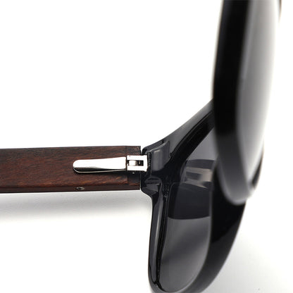 Wooden Square Sun Glasses Polarized Sunglasses Men Women Shades