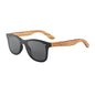 One Piece Stylish Mirrored Wooden Sunglasses Polarized Shades For Men Women Driving Shades