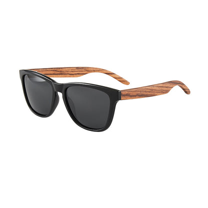 Mens Womens Firm Wood Temple Sunglasses Polarized Driving Eyewear