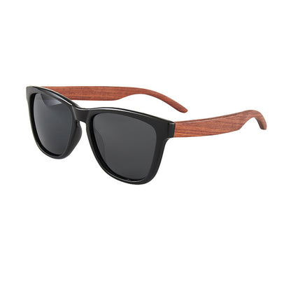 Mens Womens Firm Wood Temple Sunglasses Polarized Driving Eyewear