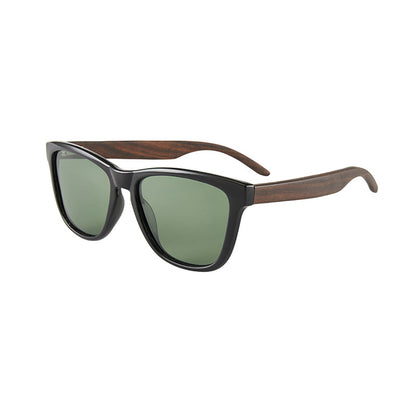 Mens Womens Firm Wood Temple Sunglasses Polarized Driving Eyewear